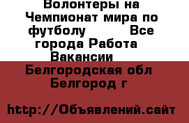 Волонтеры на Чемпионат мира по футболу 2018. - Все города Работа » Вакансии   . Белгородская обл.,Белгород г.